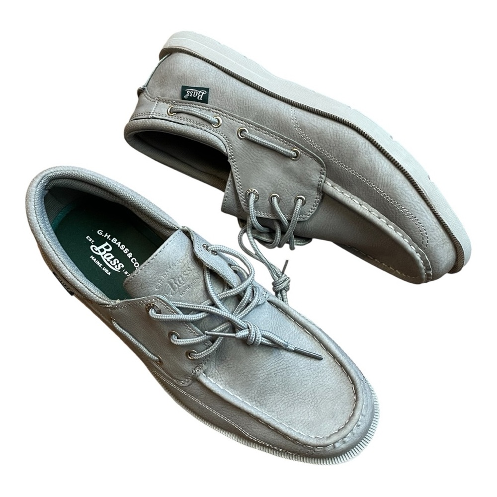 Men’s Bass Go Walk Loafer Boat Shoes New
